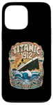 Coque pour iPhone 13 Pro Max RMS Titanic Legacy – Design coloré vintage amusant pour garçons