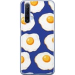 Mobilcover til Realme X50 5G med Stegte æg motiv