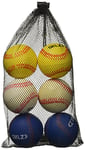 SKLZ Lot de 6 balles de Baseball lestées en Mousse Taille Officielle pour renforcer Les Bras Blanc/Bleu/Rouge