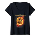 Womens The Hunger Games Main Poster V-Neck T-Shirt