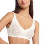 Sloggi BH ZERO Feel Bliss Soft Bra Vit XL+ Dam