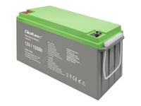 Qoltec - Batteri - 12V, 44.5 Kg, Deep Cycle - Gel - 150 Ah