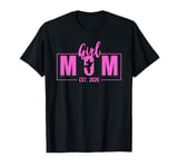 Women Girl Mom Est 2025 Pink baby Girl born Mommy Mother T-Shirt