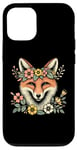 Coque pour iPhone 12/12 Pro Couronne de fleurs de renard