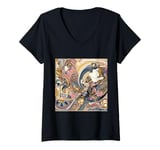 Womens Camille Saint-Saëns The Carnival of the Animals The Swan V-Neck T-Shirt