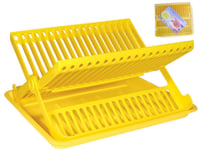 Folding Dish Drainer with Tray Art 454 Cosmoplast