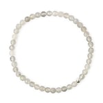 BRACELET PIERRE NATURELLE A FACETTES | PERLE EN ARGENT 925 STERLING | Pierres de 4mm | EBOOK Offert | Fait Main | Bijoux Femme Homme | TOUTES LES PIERRES DE NOS BRACELETS SONT NATURELLES