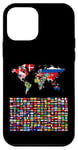 iPhone 12 mini 238 Flags,World Flags,World map with flags. Case