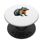 Polygon Art Bandicoot Bandicoots PopSockets PopGrip Adhésif