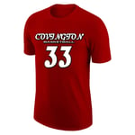 HYYYH Robert Covington # 33 T-Shirt Basketball sports round neck shirt tank Mens teens birthday gift (Color : Red, Size : XXL)