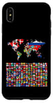 iPhone XS Max 238 Flags,World Flags,World map with flags. Case