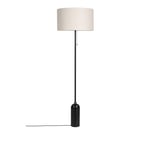 Gubi - Gravity Floor Lamp, Black Steel/Canvas - Skärmlampor - Space Copenhagen - Svart