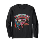 Superman Logo The Man Of Steel Long Sleeve T-Shirt