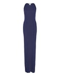 Belle Logo Sl Long Dress Swtr Maxiklänning Festklänning Blue GUESS Jeans