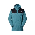 THE NORTH FACE Men's Antora Parka Parka, Algae Blue/Tnf Black, XXL