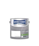 Johnstone's - Wall & Ceiling Paint - Brilliant White - Silk Finish - Emulsion Paint - Fantastic Coverage - Easy to Apply - Dry in 1-2 Hours - 12m2 Coverage per Litre - 2.5L