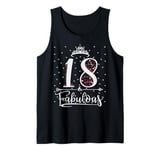 18 & And Fabulous 18 Years Old 18th Birthday Girl Tank Top