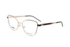 Lunettes de Vue Hugo Boss BOSS 1164 UFM MATTE BROWN GOLD 56/17/145 Femme