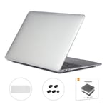 MacBook Air 13 (2020) - Crystal clear cover til front og bagside - Inkl. Beskyttelsesfilm til tastatur