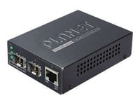 Planet Gt-1205A - Fibermediekonverter - 1Gbe - 10Base-T, 100Base-Tx, 1000Base-T - 3 Porter - Rj-45 / Sfp (Mini-Gbic)