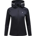 Peak Performance W Rider Zip Hood Black/Black