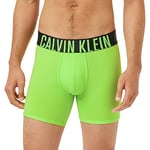 Calvin Klein Men's BOXER BRIEF 2PK Briefs, Tropic Lime, Galaxy Grey, M