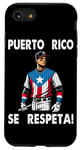 iPhone SE (2020) / 7 / 8 Puerto Rico Se Respeta Boricua Flag Baseball Player Pelota Case