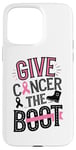 Coque pour iPhone 15 Pro Max Ruban rose pour la sensibilisation au cancer du sein