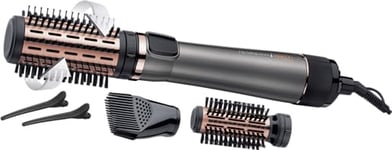 Remington Rotating Airstyler Keratin Protect (3 attachments: Mixed Bristle & Soft Bristle Brush, Root Boost Attachment for More Volume & Hair Clips, Ceramic Coating Infused with Almond Oil) AS8811