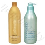 Cocochoco Gold Brazilian Keratin Treatment Hair Straightening Salon Kit