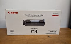 Genuine Canon 714 (1153B002AA) Black Toner Cartridge i-SENSYS FAX-L3000 L3000IP