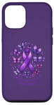 Coque pour iPhone 14 Porter Purple Alzheimer Sensibilisation Démence