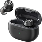 Mini Pro Écouteurs Bluetooth Réduction Du Bruit Active Hybride,Écouteurs Bluetooth 5.2 Sans Fil Intra-Auriculaires Basses Profondes Aptx Adaptive,App,21 Heures D'Autonomie