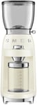 Smeg CGF01CRUK 50's Style Retro Coffee Bean Grinder - Cream