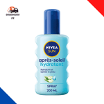 Spray Après-Soleil Hydratant 200 Ml, Spray Hydratant Corps À L'Aloe Vera Bio