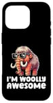 Coque pour iPhone 16 Pro I'm Woolly Awesome Funny Men Women Kids Woolly Mammouth