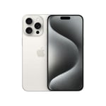 Apple iPhone 15 Pro Max 256 Gt -puhelin, valkotitaani (MU783)