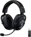 PRO X LIGHTSPEED Casque gaming sans fil avec technologie de filtre de micro Blue VOICE, transducteurs PRO-G 50mm, DTS Headphone: X 2.0, 20 heures de batterie, PC, PS5, PS4, Switch - Noir