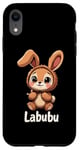 iPhone XR Labubu Cute Brown Bunny Monster Case