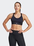 adidas Performance Collective Power Fastimpact Luxe High-support Bra - Black, Black, Size Xs, Women