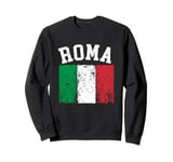 Rome Italy Souvenir Italia Roma Vacation Italian Flag Sweatshirt