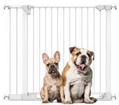 Bettacare Dog Safety Gate, SafeStep Pet Pressure Gate, White, 110cm - 117cm