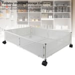 Underbed Storage Container Under Bed Organizer Easy Moving With Wheels For Home