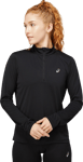 Asics Women's Core Long Sleeve 1/2 Zip Top Performance Black, XS