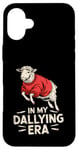 Coque pour iPhone 16 Plus In My Dilly Dallying Era Motif mouton lent style vintage