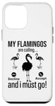 iPhone 12 mini My Flamingos are calling, I must go - Funny Flamingo Case