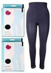 Body Essentials Control Leggings  XXL Denim Blue Size Waist 40 42 Top Quality