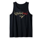 Retro Classic VU Meter Vintage Stereo Music Lover Men Women Tank Top