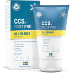 CCS All In One Foot Cream 100ml - Foot Pro Cream for Cracked Heels, Dry Skin & Calluses Feet - Foot Moisturiser - Developed for Very Dry Feet, Cracked Heels, Calluses and Foot Odour