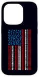 Coque pour iPhone 14 Pro Clavier électrique drapeau américain 4 juillet pour homme et femme